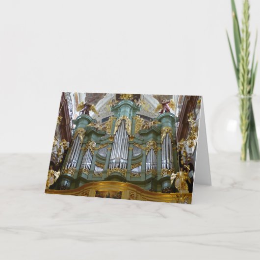 ポーランドパイプオルガン カード (正面)