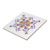 ポーランドパターンフォークが付いているセラミックタイル タイル (側面)