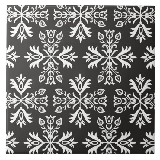 ポーランドパターンフォークが付いているセラミックタイル タイル (正面)