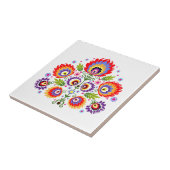 ポーランドパターンフォークが付いているセラミックタイル タイル (側面)