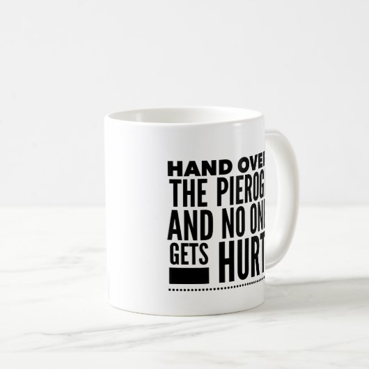 ポーランドピエロおもしろいギコーヒーマグ コーヒーマグカップ (正面右)