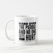 ポーランドピエロおもしろいギコーヒーマグ コーヒーマグカップ (左)