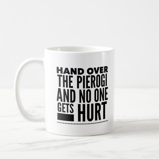 ポーランドピエロおもしろいギコーヒーマグ コーヒーマグカップ (左)