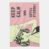 ポーランドピエロキエルバサポーランドギフト キッチンタオル (縦)