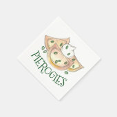 ポーランドピエロ餃子ポテトピアゴ料理 スタンダードカクテルナプキン (角)