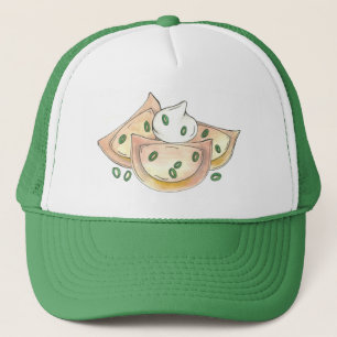 ポーランドピエロUkrainian Varyenky Dumplings Food キャップ