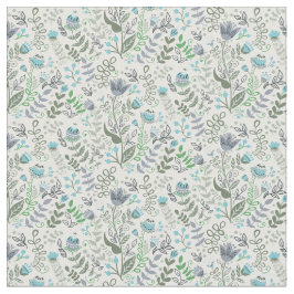 ポーランドフォークお洒落アートフラワーパターン ファブリック