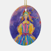 ポーランドフォークアートポーランドギフト セラミックオーナメント (右)