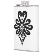 ポーランドフォークアート – パルゼニカビニールフ包まれたラスク フラスク (左)