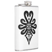 ポーランドフォークアート – パルゼニカビニールフ包まれたラスク フラスク (右)