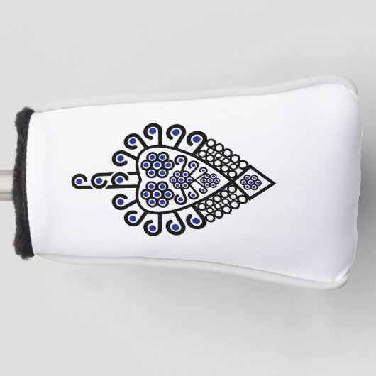 ポーランドフォークアート – パーゼニカゴルフヘッドカバー ゴルフヘッドカバー (正面)