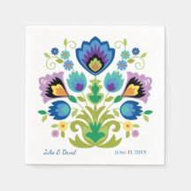 ポーランドフォークフラワーズブルーラベンダー