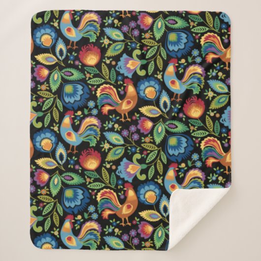 ポーランドフォークロスターズシェルパブランケット シェルパブランケット (正面)