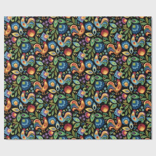 ポーランドフォークロスター ラッピングペーパー (フラット)