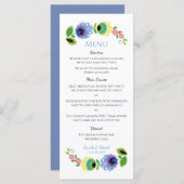 ポーランドフォーク花結婚黄のメニュー メニュー (正面/裏面)