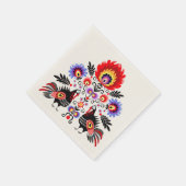 ポーランドフォーク スタンダードカクテルナプキン (角)