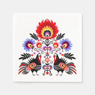 ポーランドフォーク スタンダードカクテルナプキン