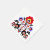 ポーランドフォーク スタンダードカクテルナプキン (角)