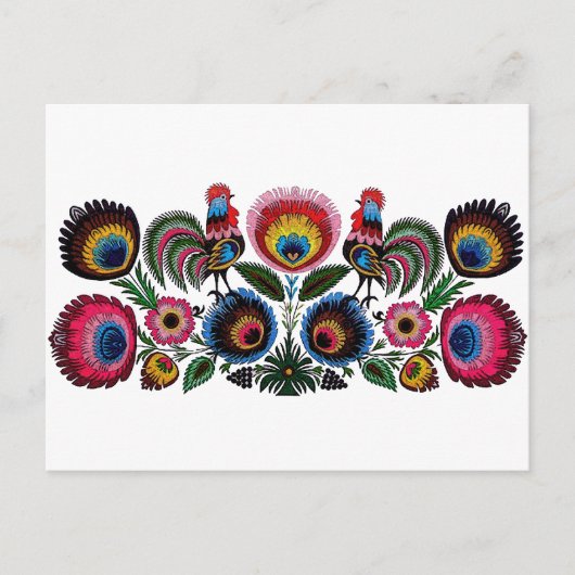 ポーランドフォーク ポストカード (正面)