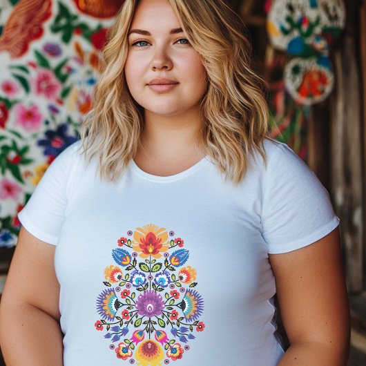 ポーランドフローラ交響曲：ワイシナンキの花 プラスサイズTシャツ