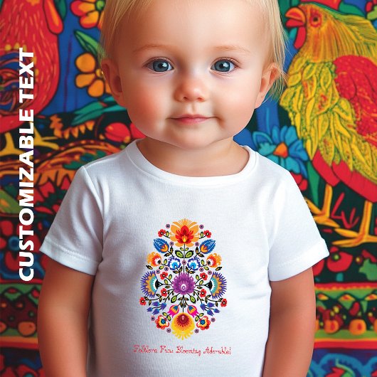 ポーランドフローラ交響曲：ワイシナンキの花 ベビーTシャツ