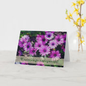 ポーランドフローラ誕生日カードストラットアフリカンダイジー カード (黄色い花)