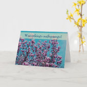 ポーランドフローラ誕生日カードストラットマグノリアス カード (黄色い花)