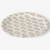 ポーランドフードポテト餃子ピアギースサワークリーム ペーパープレート (アングル)