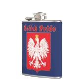 ポーランドプライドイーグル フラスク (左)