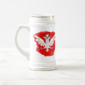 ポーランドホワイトイーグル ビールジョッキ (左)