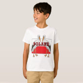ポーランドホワイトストークポーランド Tシャツ (正面フル)