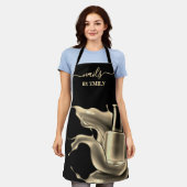 ポーランドボトルスプラッシュカスタムネイルサロン エプロン (着用した状態)