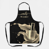 ポーランドボトルスプラッシュカスタムネイルサロン エプロン (正面)