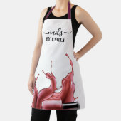 ポーランドボトルスプラッシュカスタムネイルサロン エプロン (インサイチュ)