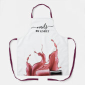 ポーランドボトルスプラッシュカスタムネイルサロン エプロン (正面)