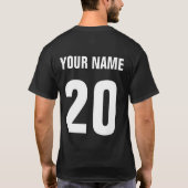 ポーランドポリスキッチナロズィーホッケーシャーシー Tシャツ (裏面)