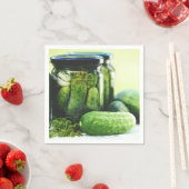 ポーランドポルスカガーキンスポーランドフードピクルス スタンダードカクテルナプキン (インサイチュ)