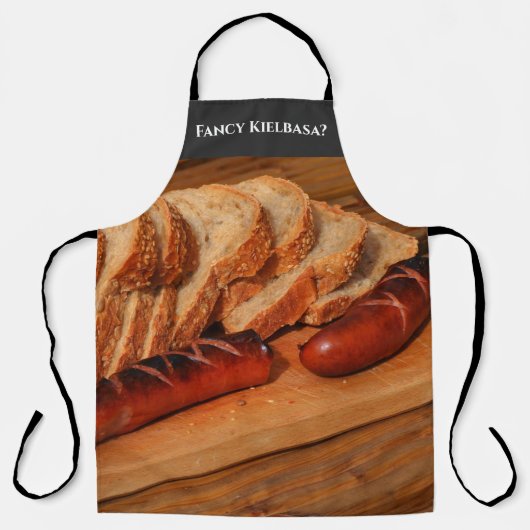 ポーランドポルスカポーランドフードキエルバサソーセージエプロン エプロン (正面)