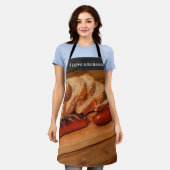 ポーランドポルスカポーランドフードキエルバサソーセージ エプロン (着用した状態)