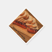 ポーランドポルスカポーランドフードキエルバサソーセージ スタンダードカクテルナプキン (角)