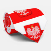 ポーランドポルスカポーランド国旗の愛国的パターン ネクタイ (ロール)