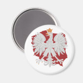 ポーランドポーランドイーグル マグネット (正面/裏面)