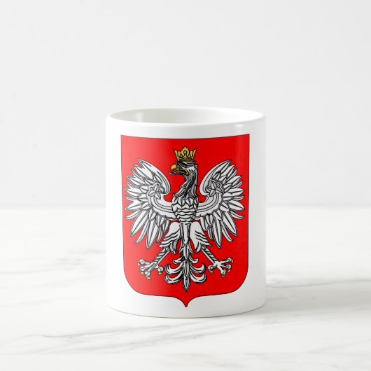 ポーランドマグのエンブレム コーヒーマグカップ (中央)