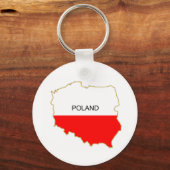 ポーランドマップpng キーホルダー (正面)