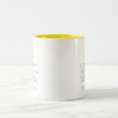 ポーランドマムギフト – MAMA定義イエロー ツートーンマグカップ (中央)