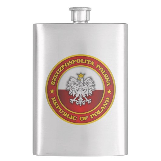 ポーランドメダリオン フラスク (正面)