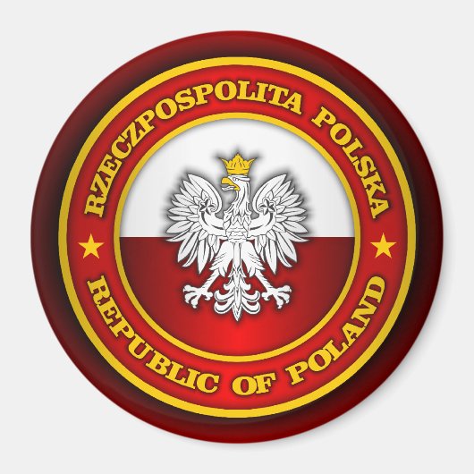 ポーランドメダリオン マグネット (正面)
