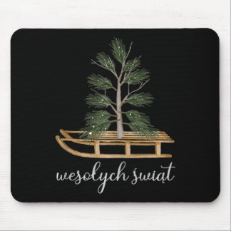 ポーランドメリークリスマスウェストリックスラードアンドトル マウスパッド