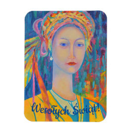 ポーランドメリークリスマスウェゾウチシブウィントギフト マグネット