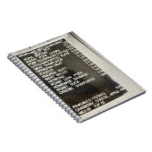 ポーランドリトアニア料理メニューオールドスクールレシピ書 ノートブック (右側)